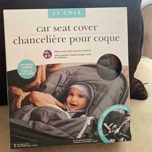 JJ Cole Car Seat Cover- hardly used, in box